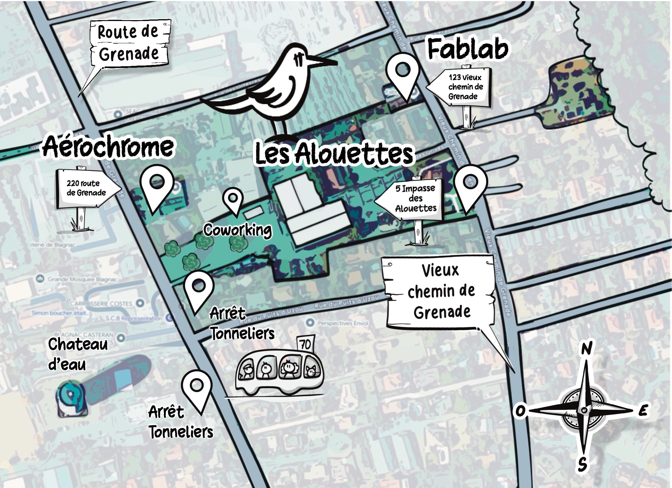Carte Alouettes